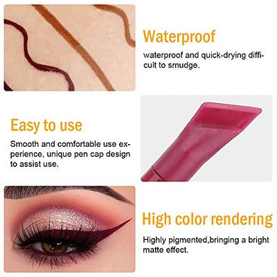 Liquid Eyeliner Stamp Pen Waterproof Fast Drying Black Eye - Temu