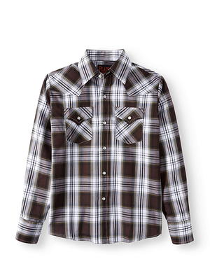 Oshkosh B'gosh Toddler Boys' Plaid Long Sleeve Flannel Shirt