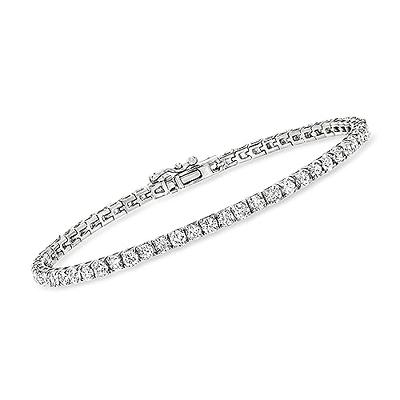 White 14Kt Tennis Diamond Bracelet 002-181-2000012 | Doland Jewelers, Inc.  | Dubuque, IA