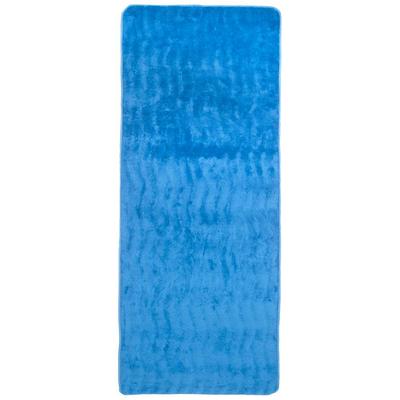 Hastings Home Bathroom Mats 32-in x 21-in Orange Polyester Memory Foam Bath  Mat in the Bathroom Rugs & Mats department at