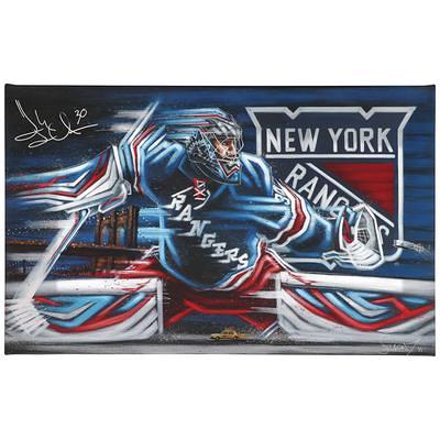 Framed K'Andre Miller New York Rangers Autographed 11 x 14 Blue