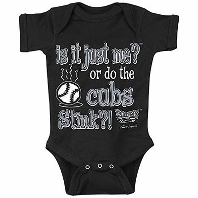  Smack Apparel Chicago Baseball Fans. is It Just Me? Or Do The  Cubs Stink. Black Onesie or Toddler Tee (NB-18M) (Onesie, 6 Month) : Sports  & Outdoors