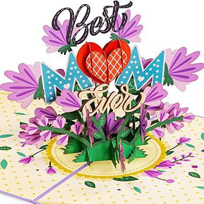  Lovepop Butterfly Paper Flower Bouquet, 3D Pop Up Paper Flowers,  Birthday Pop Up Card, Card for Mom, Card for Wife, Anniversary Pop Up Card,  3D Paper Flower Bouquet : Toys 