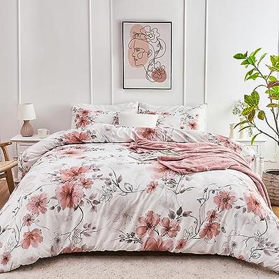 DESIHOM Pink Floral Queen Comforter Set with 2 Pillow Cases 3 Piece Cute  Flower Microfiber Queen Size Bed Comforters for Kids Girls Women Reversible  Breathable Coquette Aesthetic Bedding - Yahoo Shopping