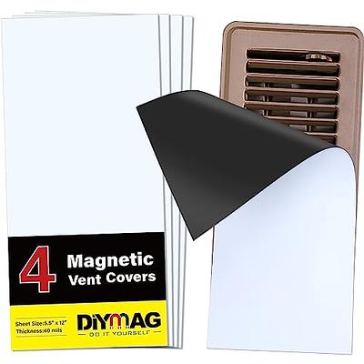 Cozy Livin -Grey Magnetic Vent Covers - Super-Strong Magnet - 5.5” x 12” (3 Pack) - Fits Standard Air Vents-Registers-Floor Vents-AC Vents-HVAC