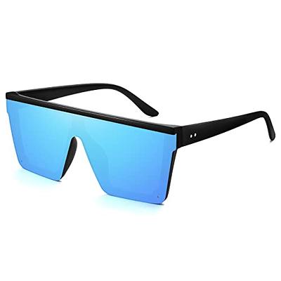 NIDOVIX Trendy Wrap Around Sunglasses for Men Women Fashion Cool