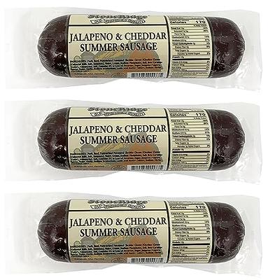 Hickory Farms Beef Summer Sausage 10 oz & Smoked Cheddar Blend cheese 10 oz