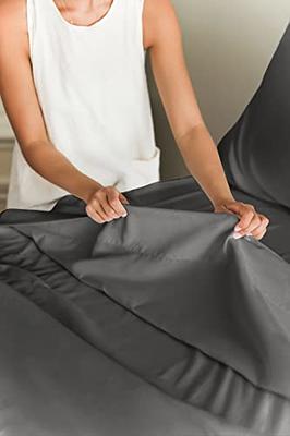 King Size 4 Piece Bedding Sheet Set - Breathable & Cooling - Hotel