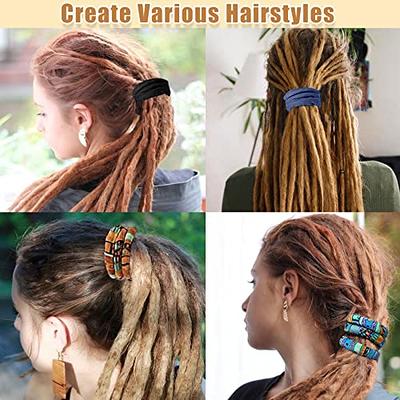 4 PCS Spiral Lock Hair Tie with 4 Bags Colorful Dreadlock Hair Ties Long  Bendable Dread Bands Bohemian Ponytail Holders Loc Hair Accessories for  Women Men Thick Curly Hair - Yahoo Shopping