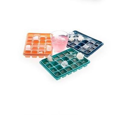 Ice Cube Trays Set of 2, Easy Release 24 Flexible Silicone Ice