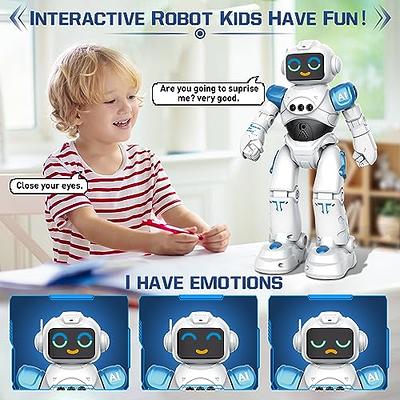 Rc Robot Toy, Remote Control Robot Gesture Sensing Programmable Smart Robot  For Kids Age 3 4 5 6 7 8 12 Year Old Girls Xmas Gifts Present, Pink