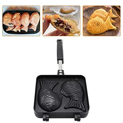 cast iron fish shape baking pan/pancake