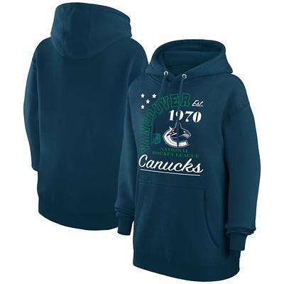 Vancouver Canucks Antigua Absolute Pullover Hoodie - Heathered Gray