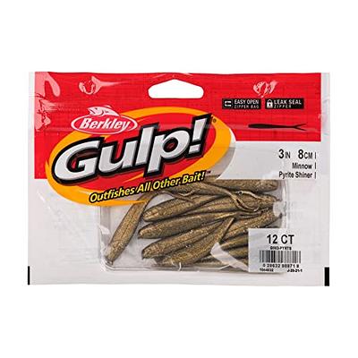 Berkley Gulp! Minnow Fishing Soft Bait, 3, Pyrite Shiner - Yahoo