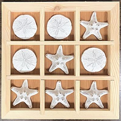 BSIRI XO Blocks (L) Tic Tac Toe Board Games-Ideal for Kids Games, Family  Games and Game Night for Adults, Farmhouse Decor for Coffee Table Decor