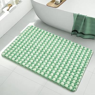 WICOLO Bath Stone Mat, Diatomaceous Earth Shower Mat Non Slip Instantly  Removes Water Drying Fast Bathroom Mat Natural Easy to Clean (2 Pack, Grey)