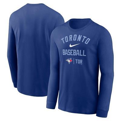 Toronto Blue Jays Fanatics Branded Women's Official Logo V-Neck Long Sleeve  T-Shirt - Royal