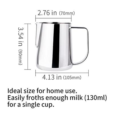 Normcore Milk Pitcher with Sharp Spout - Espresso Steaming Pitcher - Milk  Frothing Jug - Espresso Barista Tool - Non-stick coating White - 20.3 oz  (600 ml) - Yahoo Shopping