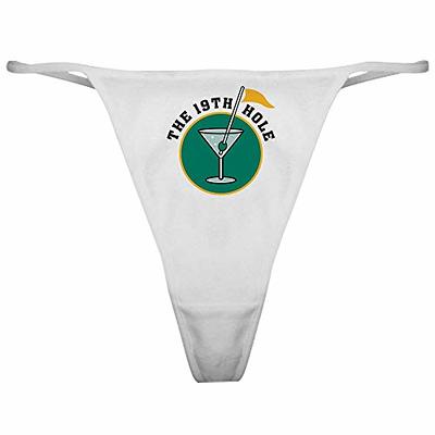CafePress 19Th Hole Classic Thong Underwear, Funny Womens Panties