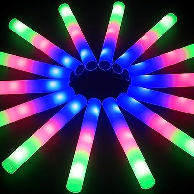 Glow Sticks Bulk, 100 PCS Foam Glow Sticks With 3 Flashing Modes, LED Foam  Glow Sticks, Neon Glow Sticks Party Pack Supplies For Halloween, Party,  Wedding Concert, Birthday - 2 Colors Type