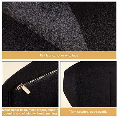 iN. Purse Organizer Insert with zipper Nylon fabric for women
