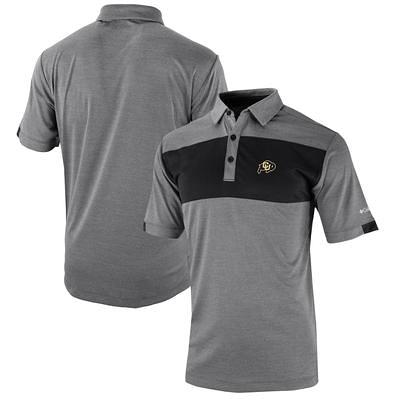 Men's Columbia Gray Atlanta Braves Golf Club Invite Omni-Wick Polo Size: Small