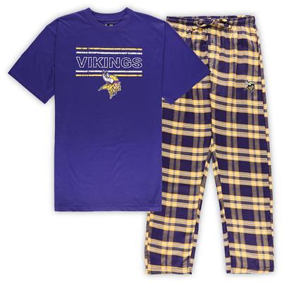 Men's Concepts Sport Purple/Gold Minnesota Vikings Big & Tall Flannel Sleep  Set - Yahoo Shopping