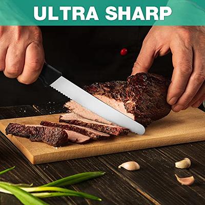 Home Hero - Kitchen Knife Set & Steak Knifes - Ultra-Sharp, High