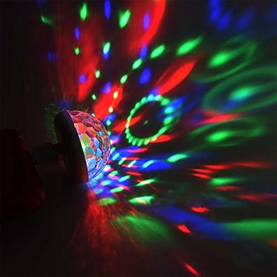 Disco Ball Light, USB LED Mini Sound Activated DJ Dance Stage Light  Colourful RGB Strobe Lamp 