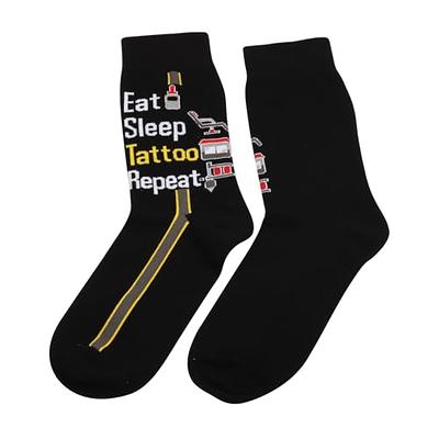 MBMSO Tattoo Artist Socks 2 Pairs Eat Sleep Tattoo Repeat Tattoo Socks  Funny Tattooing Gifts for Tattoo Lover Tattooist Gifts (Tattoo Socks) -  Yahoo Shopping