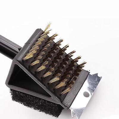 Sihuuu Grill Brush and Scraper, Reinforced Stainless Steel Bristles Cleaning  Tools, Best Heavy Duty Outdoor Grill Brush kit for All Grill Types, BBQ  Grill Cleaner Brush with Handle - Yahoo Shopping