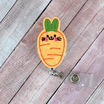 Spring Badge Holder/easter Badge Reel/cute Badge Holder/floral Badge Holder/fabric  Badge Reel 