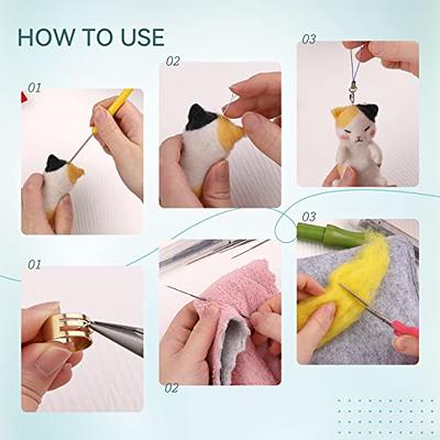 JUPEAN Needle Felting Kit Complete Needle Felting Tools for