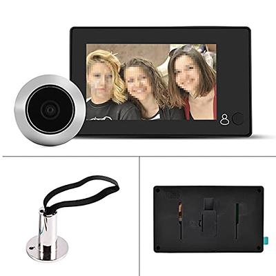 Wireless Peephole Door Viewer Camera With Audio, Video, TF Card