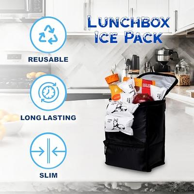 5-Packs Bulk Reusable ice Pack for Cooler Lunch Bags Lunchbox