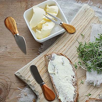 2pcs/set Stainless Steel Cheese Knife, Cute Cheese Decor Knife Set For  Cheese