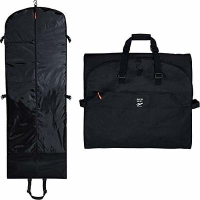 WallyBags  60” Premium Tri-Fold Travel Garment Bag with Pocket