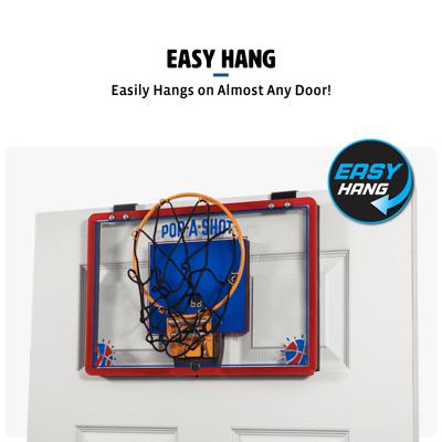 Majik Slam Dunk Over the Door Folding Mini Basketball Hoop