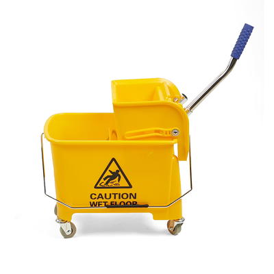 CLEANHOME Collapsible Mop Bucket on Wheels for Industrial Mop Cleaning,  Side Press Wringer Combo Commercial Cleaning Caddy Plastic, Suitable for  Wet mop,Sponge Mop,Grey - Yahoo Shopping