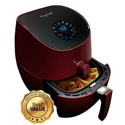 GoWISE GW22954 7-Quart Electric Air Fryer with Dehydrator & 3 Stackable Racks - Mint