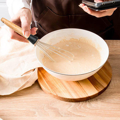 33 PCS Kitchen Utensils Set Kikcoin Wood Handle Silicone Cooking Utensils  Set