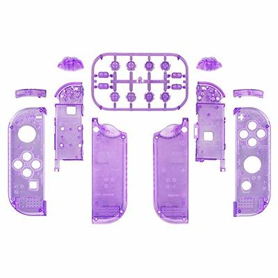 eXtremeRate Clear Atomic Purple Replacement Full Housing Shell for