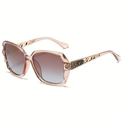 Oversized Rimless Fashion Sunglasses For Women Men Casual Gradient