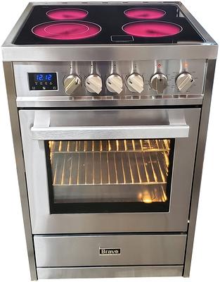 GE 24 in. 2.9 cu. ft. Oven Freestanding Electric Range with 4