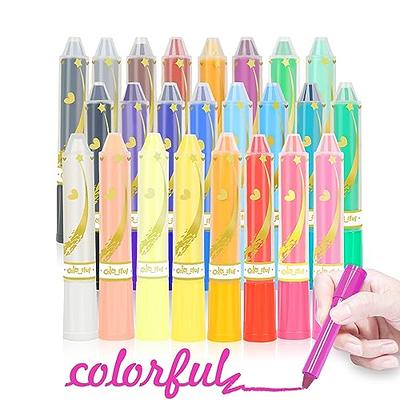 Dsseng 6 Colors Toddler Crayons Egg Crayons Palm Grasp Crayons Washable  Crayons Paint Crayons for Kids Ages 1-3 