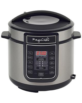 IRIS USA 3 Qt. 8-in-1 Electric Pressure Cooker, Slow Cooker, Rice