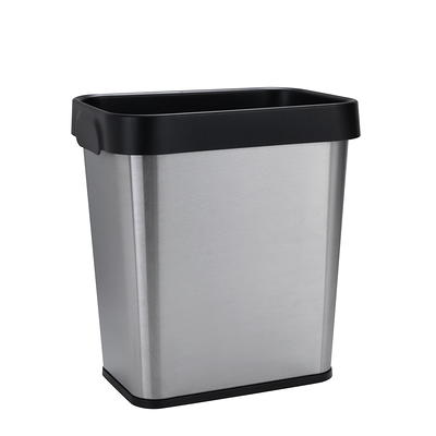 Innovaze 8 Gal./30-Liter and 1.3 Gal./5-Liter Fingerprint Free Stainless  Steel Round Step-on Trash Can Set MGCS-AS1804 - The Home Depot