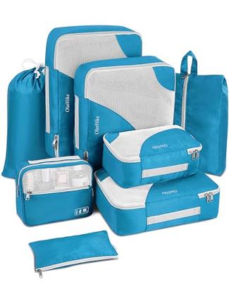 OlarHike 8 Set Packing Cubes for Travel, 4 Various Sizes, Luggage