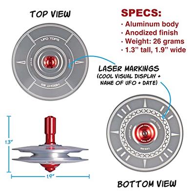 UFO Tops - Lubbock Lights, Metal Spinning Top