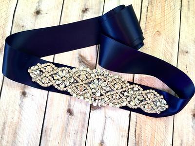 Black Bridal Belt, Wedding Belt For Bride, Sash, Black, Rhinestone - Yahoo  Shopping